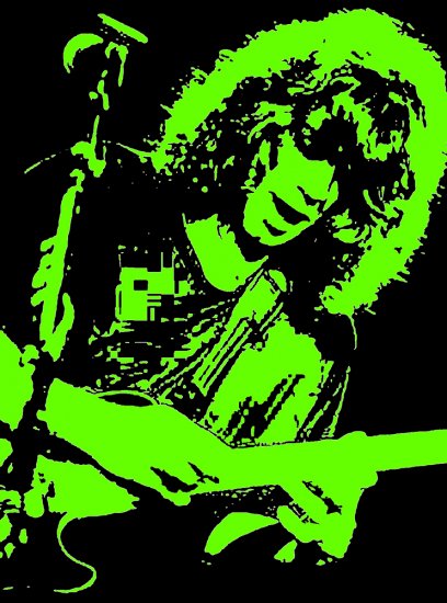 Eddie Van Halen Acrylic Pop Art Painting