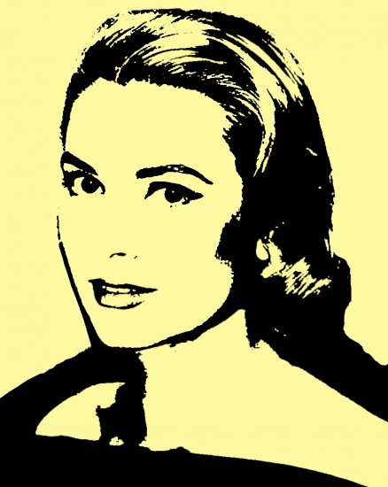 Grace Kelly Acylic Pop Art Painting