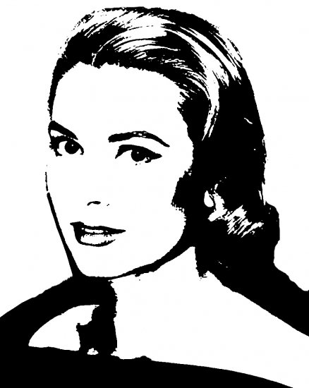 Grace Kelly Acylic Pop Art Painting