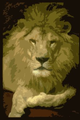 Lion Acrylic Pop Art Painting