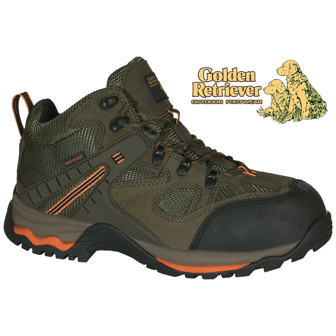 SAGE WATERPROOF NUBUCK/MESH HIKER by GOLDEN RETRIEVER OUTDOOR GEAR - 7566