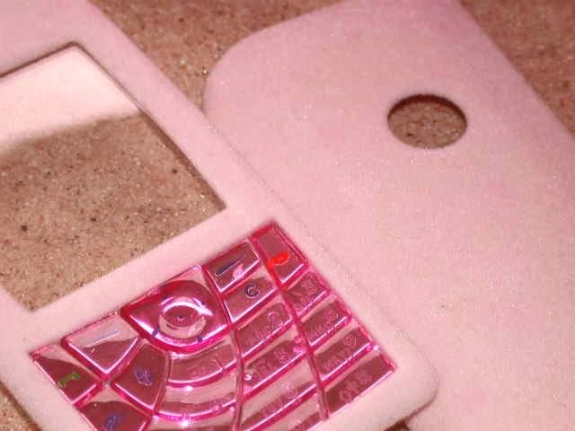 Nokia 7610 PinK FLUFFY cover housing case casing faceplate