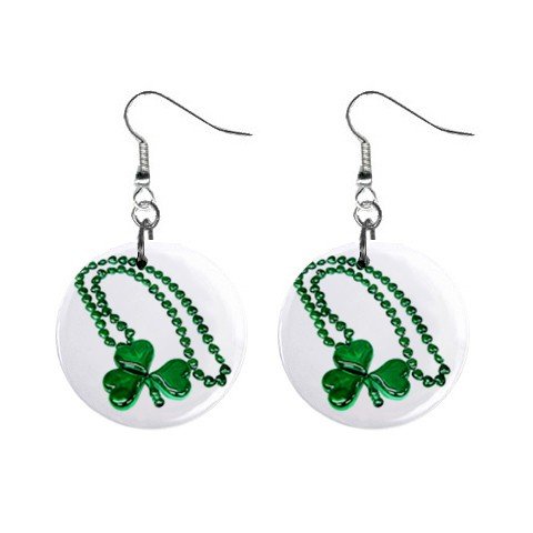 St. Paddy Patrick Day Dangle Button Earrings Jewelry 13501037