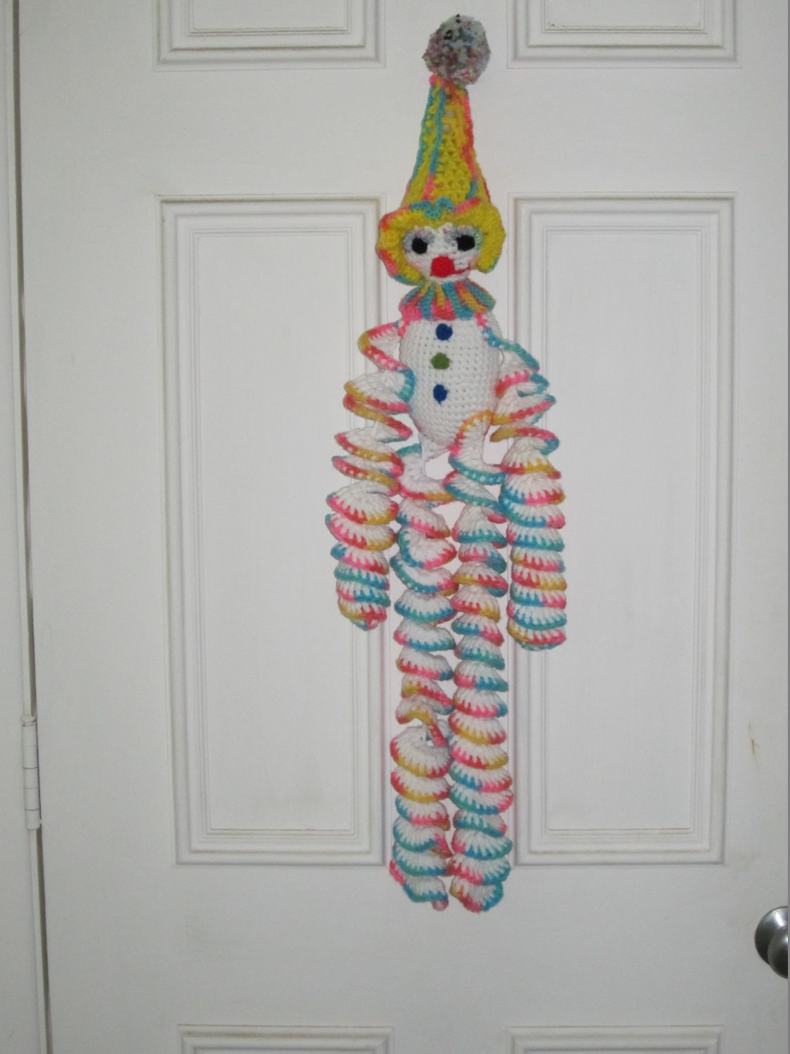 Crochet Huge Rainbow Clown