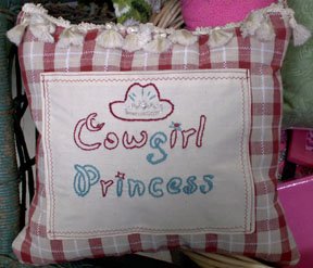 Cowgirl Princess Pillow