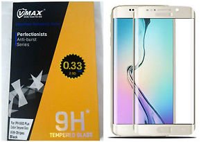 VMAX Full Curved 2.5D Screen Protector 0.2mm For Sam Galaxy S6 Edge Plus Golden