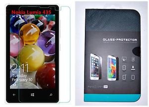 NOKIA LUMIA 435 TEMPERED GLASS SCREEN PROTECTOR CLEAR AT&T-T-MOBILE