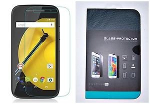 Transparent Tempered Glass Screen Protector Moto E LTE 2015 2nd Generation