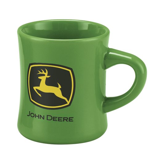 John Deere Stoneware Green Ceramic Tea Coffee Dinner Mug