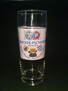 Hacker Pschorr Bar Glass