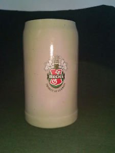 BECK'S Ceramic Stein