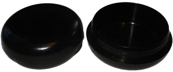 4 Deluxe Plastic Wrought Iron Patio Chair Leg Inserts Cups Glides Caps 1 1/2"