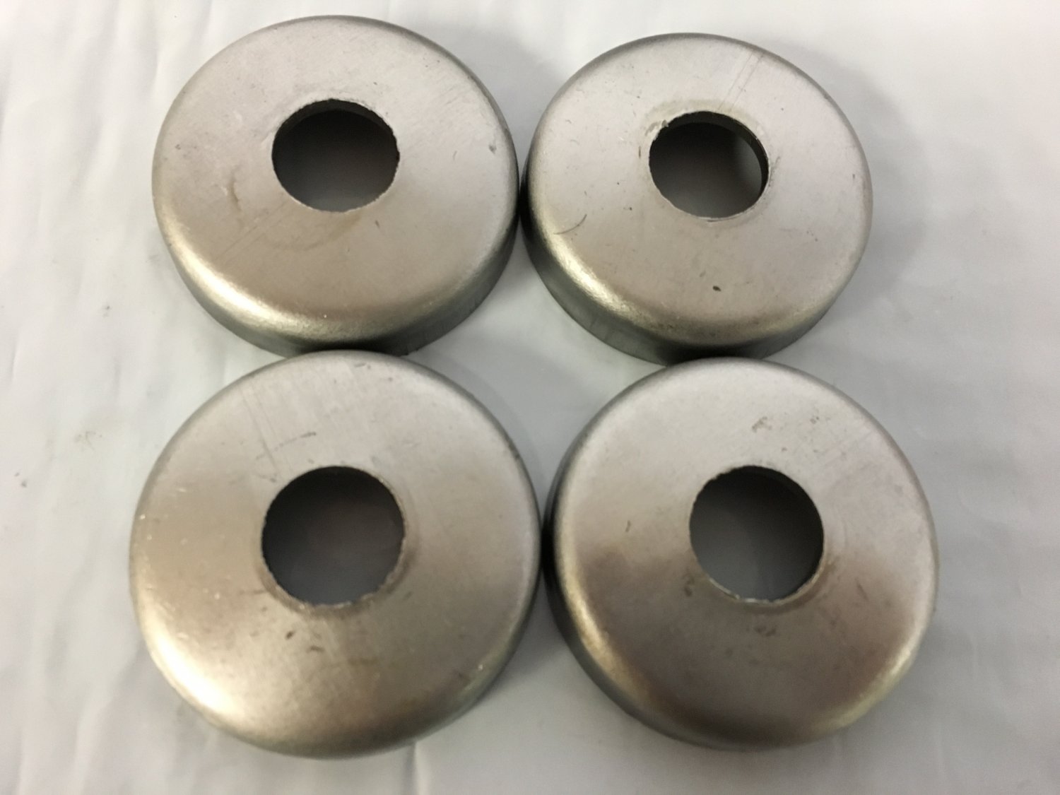 4 1.5" Steel Weld Cup for Patio/Deck Furniture Wrought Iron Foot Replacement