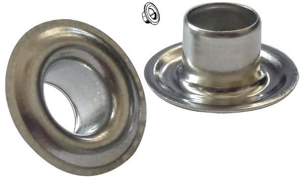 20 Pack Metal 1/4" Grommets For Repair of Patio Furniture Vinyl Straps