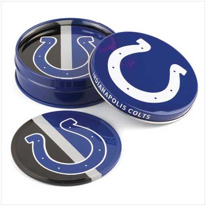 Indianapolis Colts Tin Coaster