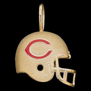 14 K Gold NFL Bears helmet pendant