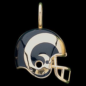 AllStarSportinggoods14 K Gold NFL Team Helmet pendant