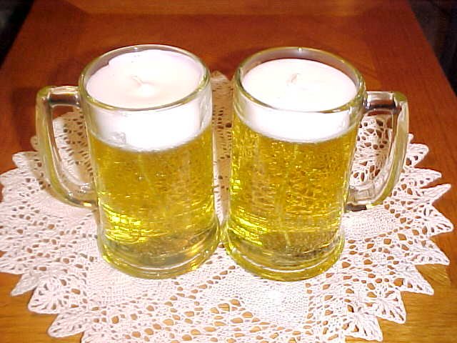 Item #: C29 - Happy Hour Beer Gel Candle