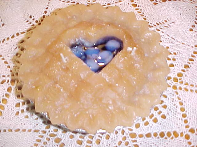 Item #: C85 - Gel Candle Blueberry Pie