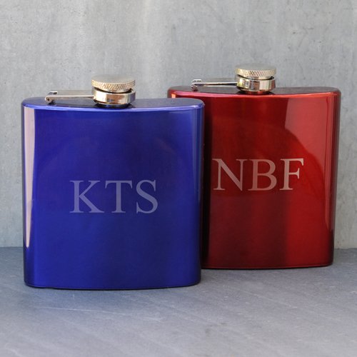 Personalized Metallic Flasks