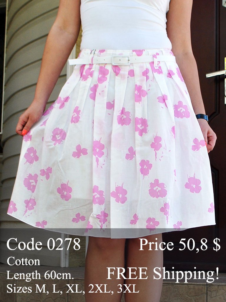 Summer midi skirt