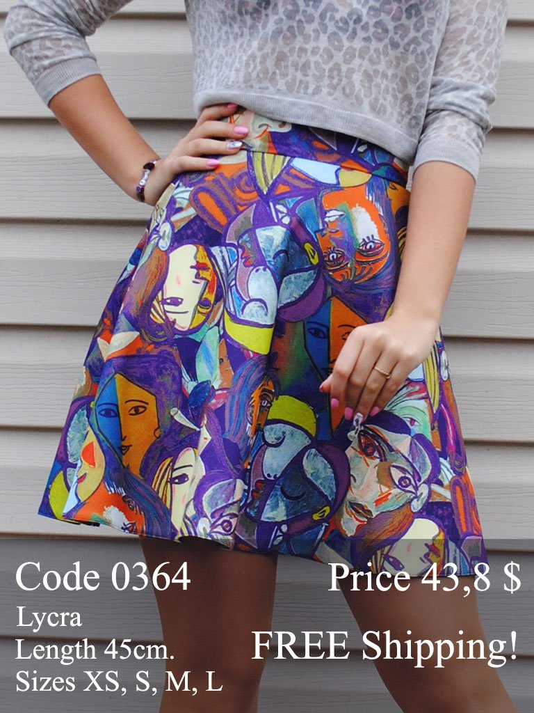 Summer mini skirt