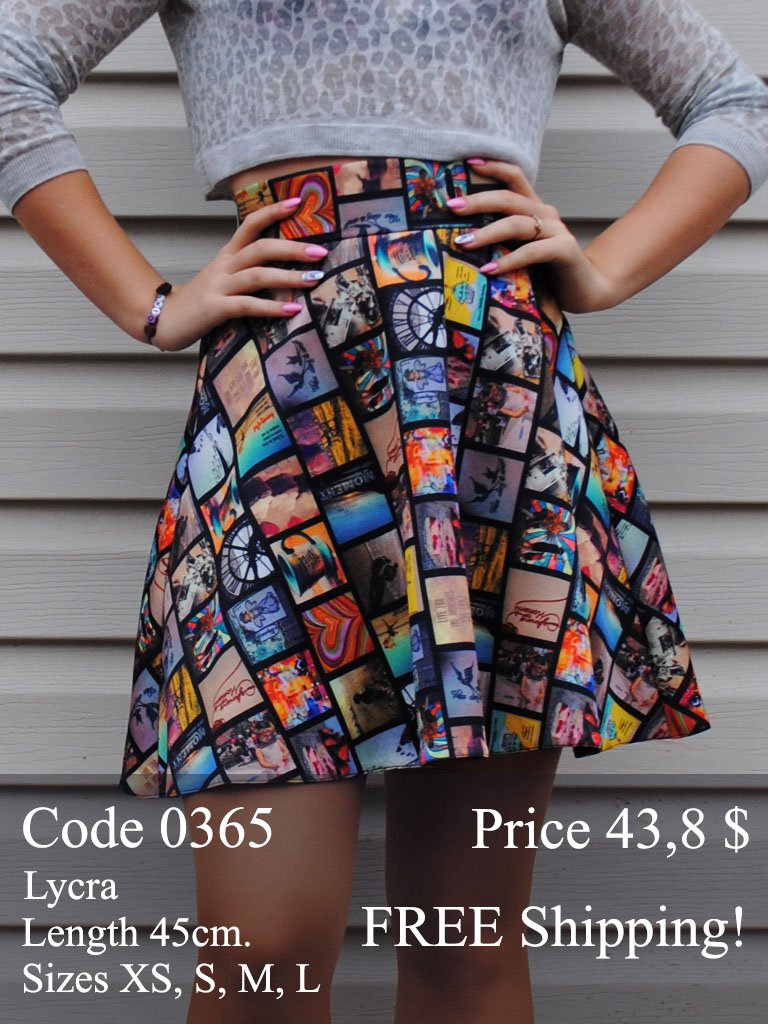 Summer mini skirt