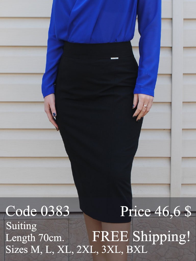 Spring summer midi pencil skirt