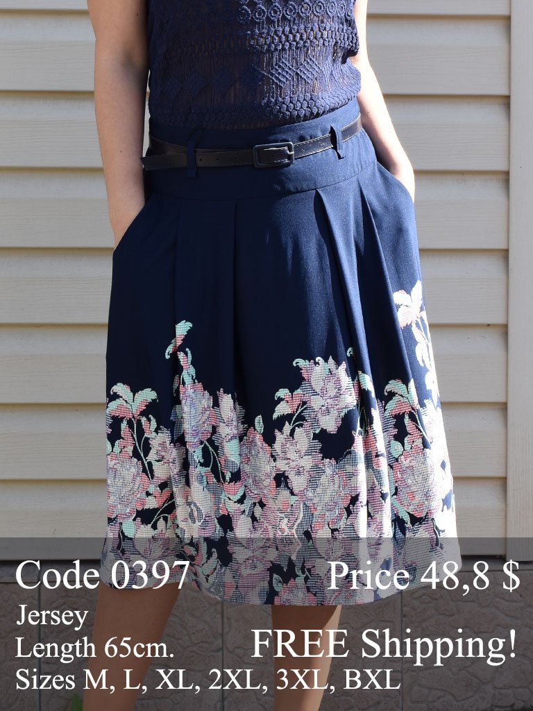 Summer midi skirt