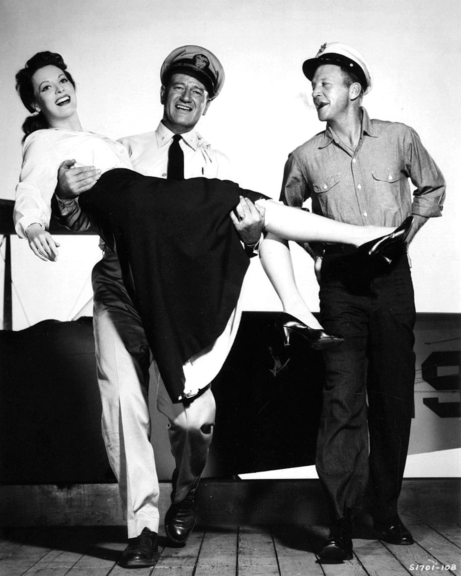 JOHN WAYNE MAUREEN O'HARA DAN DAILEY 'THE WINGS OF EAGLES' - 8X10 PHOTO (ZY-073)