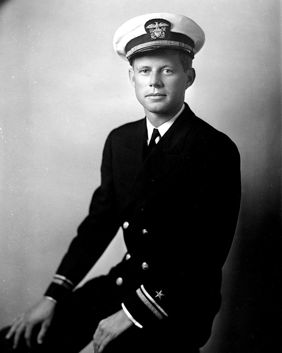 JOHN F. KENNEDY, LIEUTENANT, JUNIOR GRADE IN 1942 - 8X10 PHOTO (CC-015)