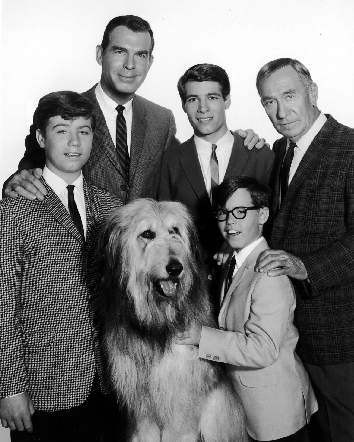 CAST FROM THE TV SHOW 'MY THREE SONS' - 8X10 PHOTO (ZZ-516)
