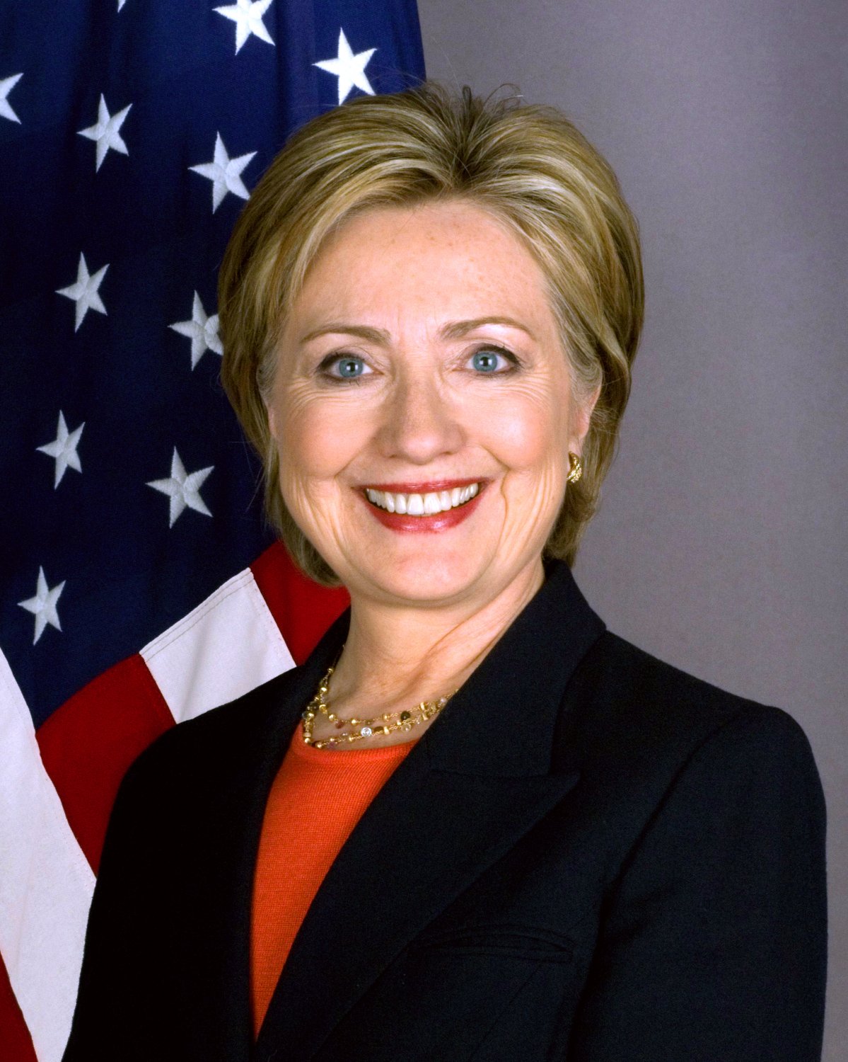 HILLARY CLINTON OFFICIAL PORTRAIT AS SECRETARY OF STATE - 8X10 PHOTO (EE-127)