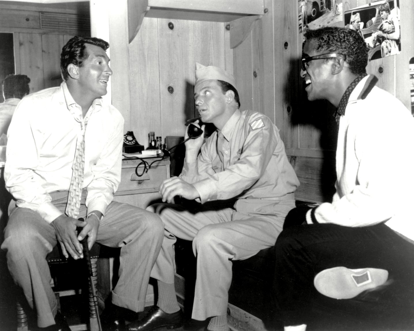 DEAN MARTIN FRANK SINATRA SAMMY DAVIS JR. RAT PACK 8X10 PUBLICITY PHOTO (OP-031)