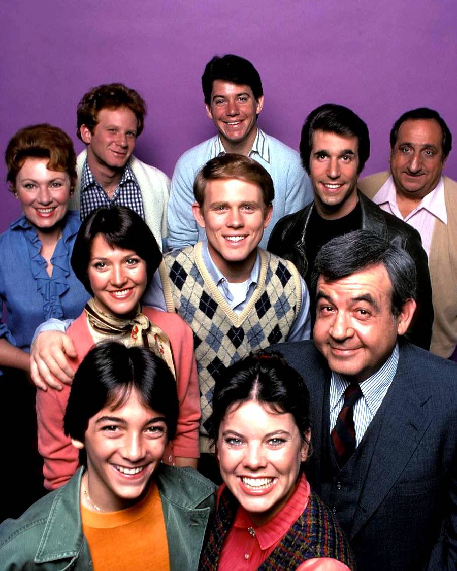 Happy Days The Cast From The Abc Tv Sitcom 8x10 Publicity Photo Op