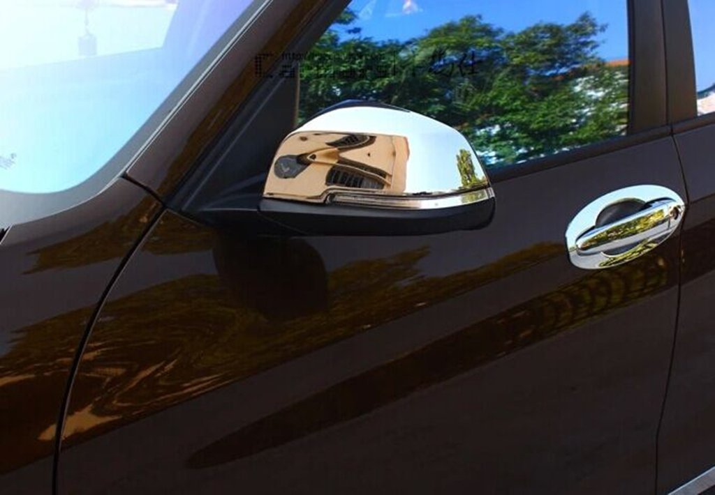 Chrome ABS Mirror Covers for BMW 5 Series F10 F11 2009-2013 520i 523i 528i 530i 535i 550i