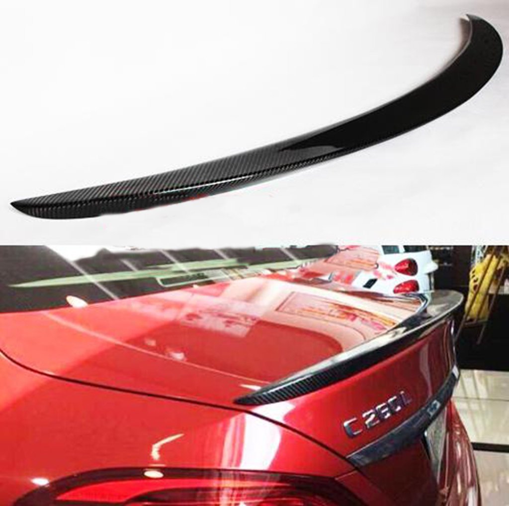 Carbon Fiber Rear Trunk Spoiler For Mercedes Benz C-Class W205 C200 C250 C300 2014 2015