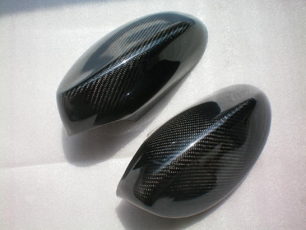 Carbon Fiber Mirror Covers Replacement For BMW 3 Series Coupe E92 2006-2010 3...