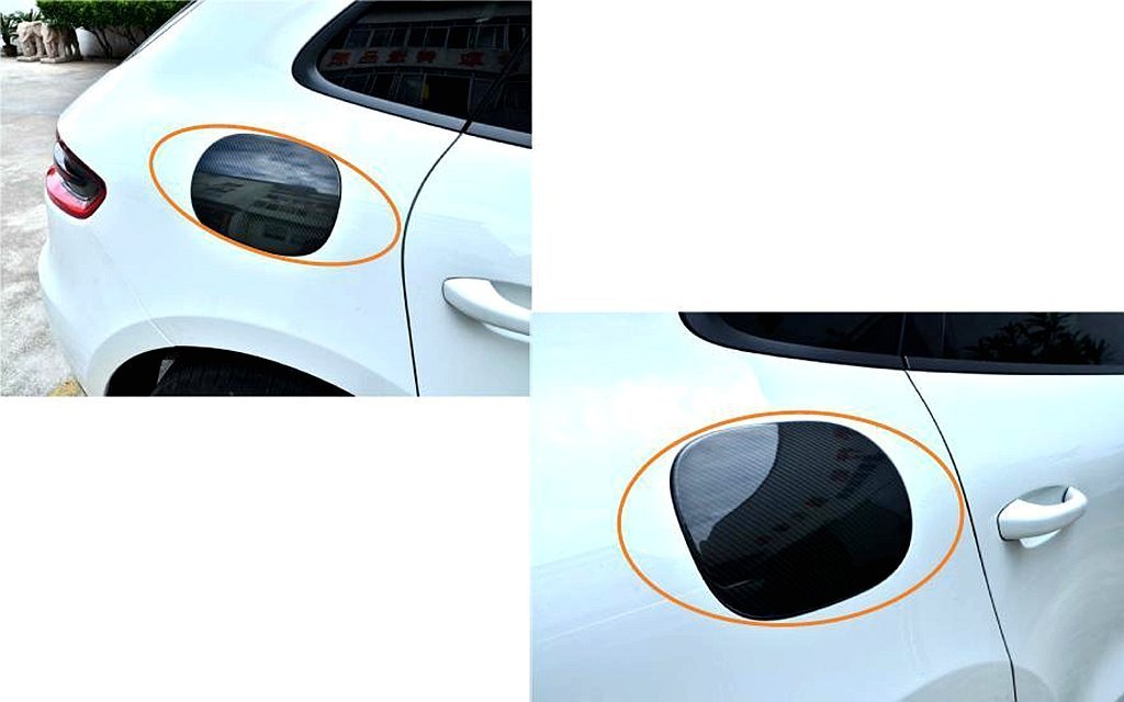 Carbon Fiber Oil Fuel Tank Cover For Porsche Macan 2014-2015