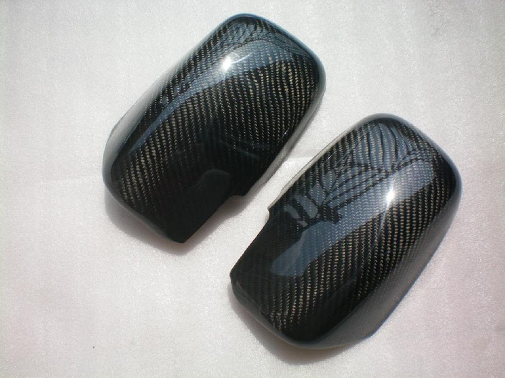 Carbon Fiber Mirror Covers For Mitsubishi Lancer Evolution EVO 7 8 9 EVO7 EVO8 EVO9 2000-2007