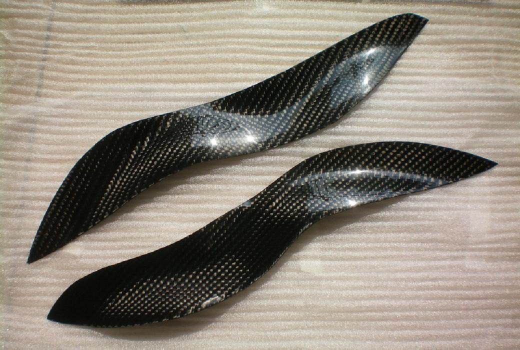Carbon Fiber Headlight Eyelids For Smart Fortwo 2003-2006