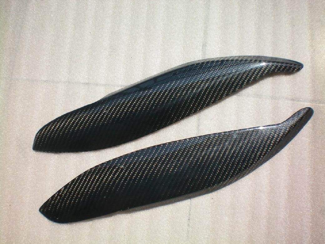 Carbon Fiber Headlight Eyelids For Honda Civic EK 1999-2000