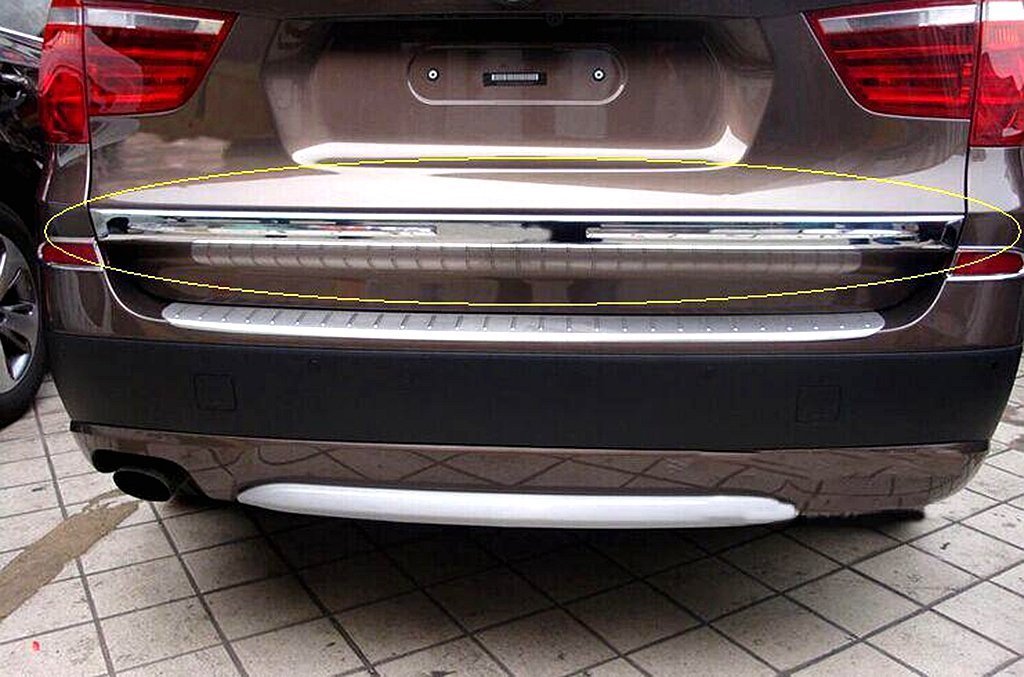 Chrome ABS Rear Trunk Decorative Trim for BMW X3 F25 2010-2013