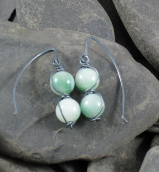 Jade Drop Earrings