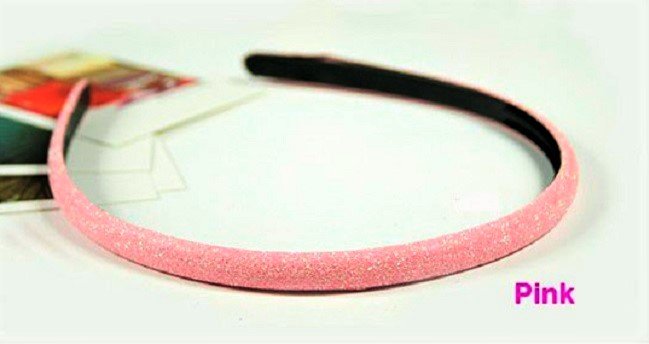 Hot fashion Retro Pink Shimmering Shining Glitter Flashy Hair Headband