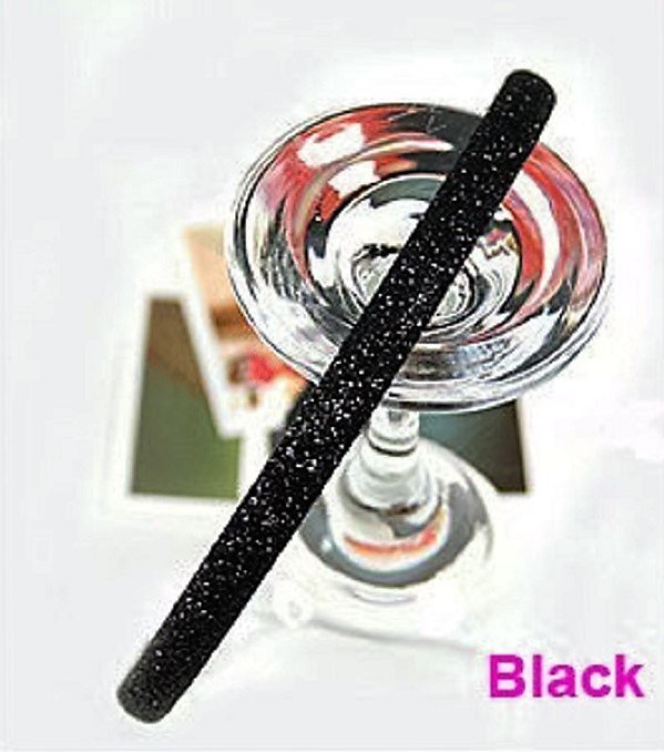 Hot fashion Retro Black Shimmering Shining Glitter Flashy Hair Headband