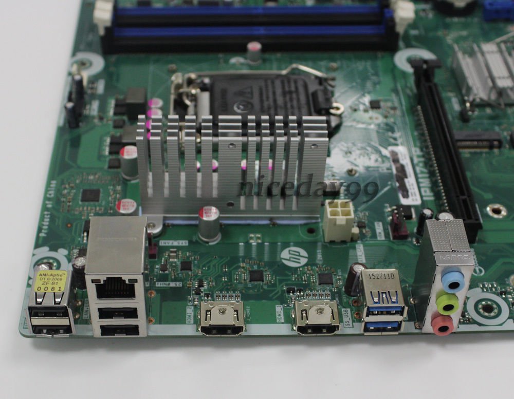 HP IPM17 TP REV 1 04 Desktop Motherboard 799926 001 LGA115X DDR4 USB3 0