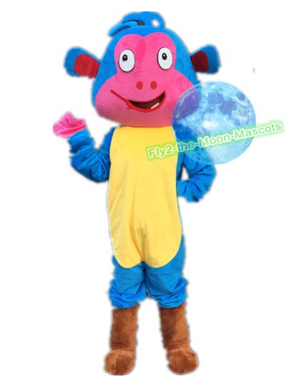 Dora the explorer Boots mascot costume Blue Monkey Mascot costume for Halloween and party events