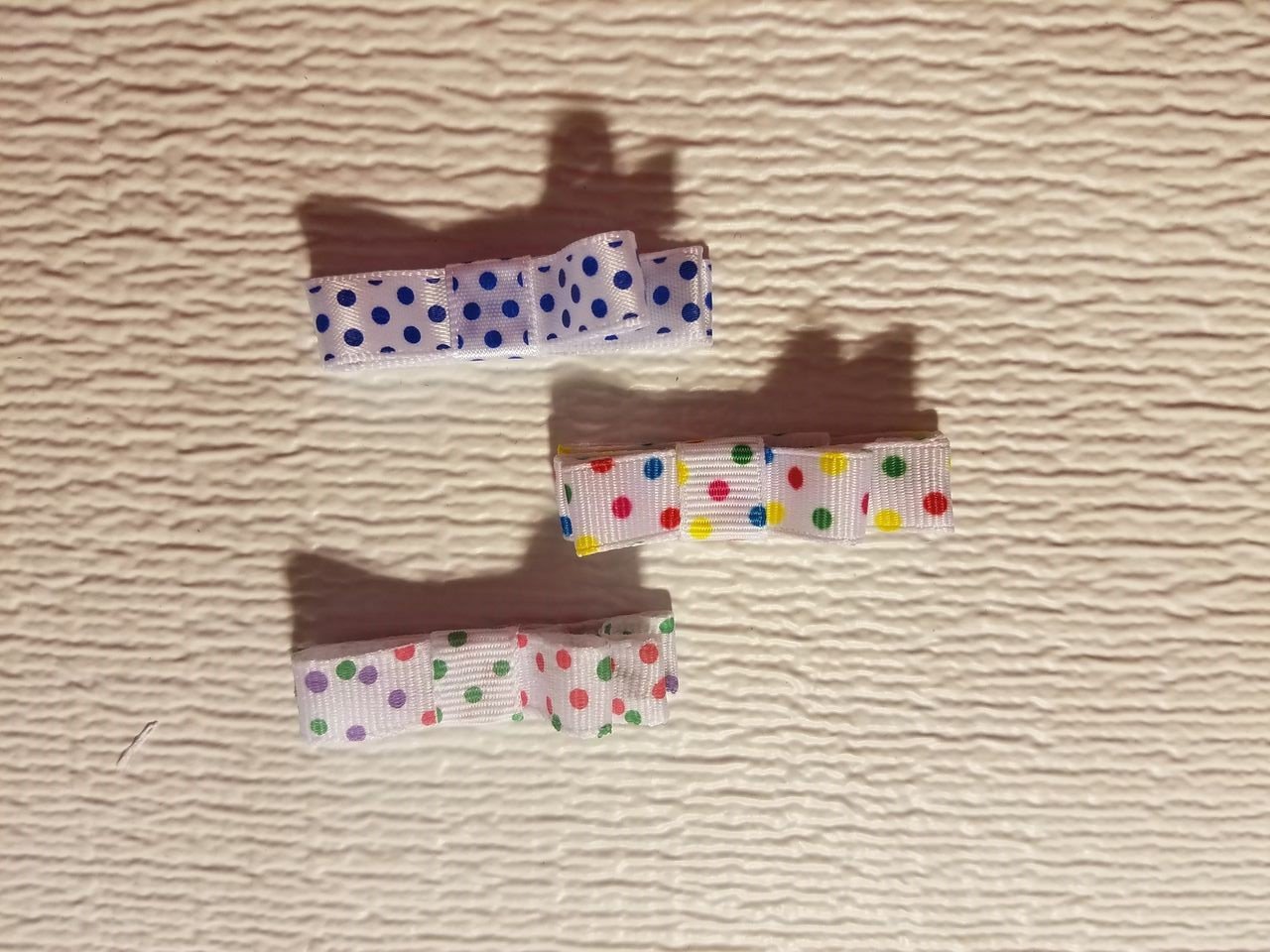 Infant/Child Hair Bow - Tiny Polka Dot Series