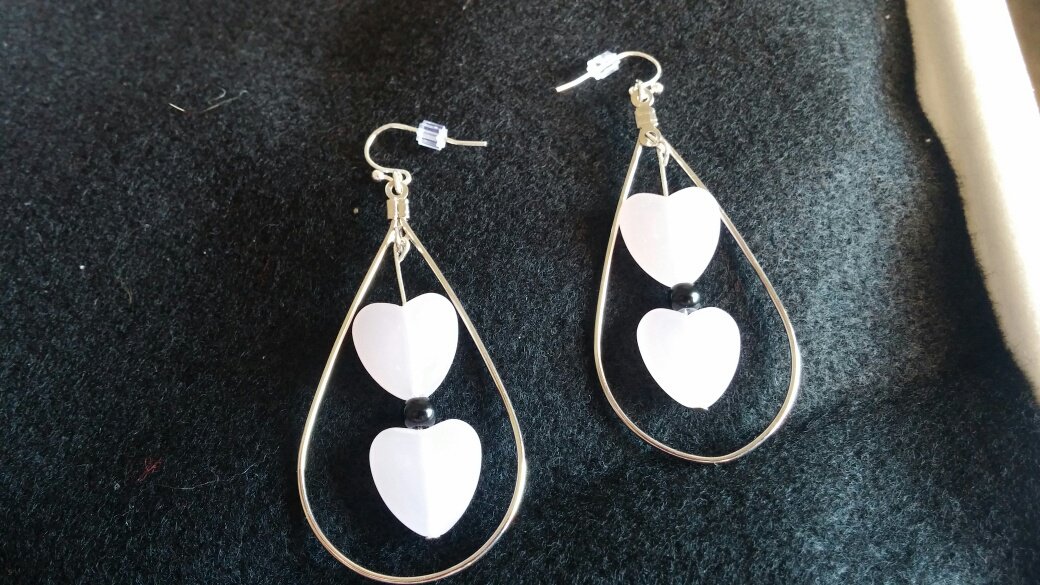 Tear Drop/Heart Earrings